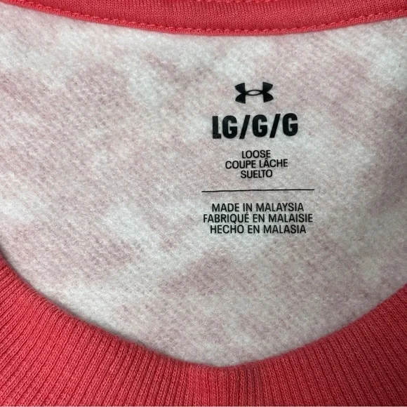 Pink Camo Sweatshirt Fall Layering NWT Athleisure Size Large - Picture 3 of 6